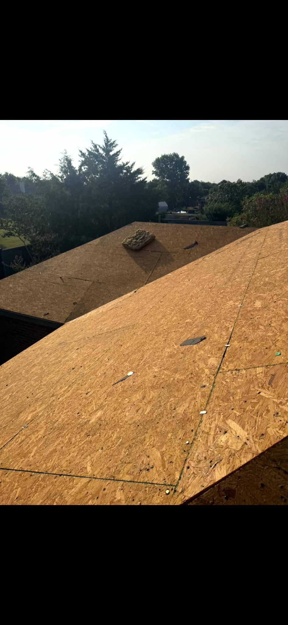 Roof decking installation